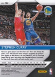 2018-19 Panini Prizm #222 Stephen Curry