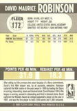 1990-91 Fleer #172 David Robinson