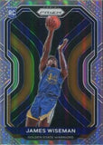 2020-21 Panini Prizm #268 James Wiseman Silver Prizms