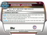 2022 Bowman University Chrome #91 Domani Jackson