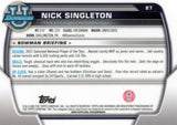 2022 Bowman University Chrome #87 Nick Singleton