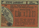 1980 Topps #450 Steve Largent
