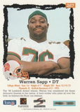 1995 Score #267 Warren Sapp