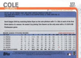2019 Topps #572 Gerrit Cole
