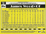 2025 Topps #T90C-55 James Wood 1990 Topps Baseball 35th Anniversary Chrome
