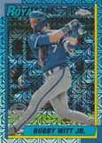 2025 Topps #T90C-56 Bobby Witt Jr. 1990 Topps Baseball 35th Anniversary Chrome