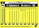 2025 Topps #T90C-62 Chipper Jones 1990 Topps Baseball 35th Anniversary Chrome