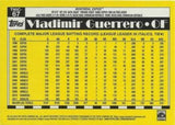 2025 Topps #T90C-67 Vladimir Guerrero 1990 Topps Baseball 35th Anniv. Chrome