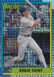 2025 Topps #T90C-68 Robin Yount 1990 Topps Baseball 35th Anniversary Chrome