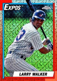 2025 Topps #T90C-72 Larry Walker 1990 Topps Baseball 35th Anniversary Chrome