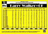 2025 Topps #T90C-72 Larry Walker 1990 Topps Baseball 35th Anniversary Chrome