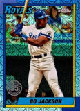 2025 Topps #T90C-92 Bo Jackson 1990 Topps Baseball 35th Anniversary Chrome