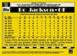 2025 Topps #T90C-92 Bo Jackson 1990 Topps Baseball 35th Anniversary Chrome