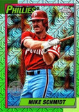 2025 Topps #T90C-100 Mike Schmidt 1990 Topps Baseball 35th Anniversary Chrome