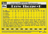 2025 Topps #T90-8 Drew Thorpe 1990 Topps Baseball 35th Anniversary (Series One)