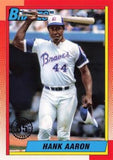 2025 Topps #T90-14 Hank Aaron 1990 Topps Baseball 35th Anniversary (Series One)