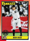 2025 Topps #T90-19 Ben Rice 1990 Topps Baseball 35th Anniversary (Series One)