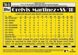 2025 Topps #T90-25 Orelvis Martinez 1990 Topps Baseball 35th Anniversary