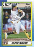2025 Topps #T90-29 Jacob Wilson 1990 Topps Baseball 35th Anniversary