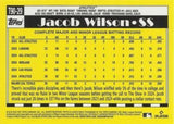 2025 Topps #T90-29 Jacob Wilson 1990 Topps Baseball 35th Anniversary
