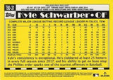 2025 Topps #T90-31 Kyle Schwarber 1990 Topps Baseball 35th Anniversary