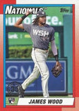 2025 Topps #T90-39 James Wood 1990 Topps Baseball 35th Anniversary (Series One)