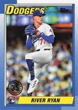 2025 Topps #T90-49 River Ryan 1990 Topps Baseball 35th Anniversary (Series One)