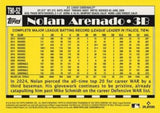 2025 Topps #T90-52 Nolan Arenado 1990 Topps Baseball 35th Anniversary