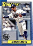 2025 Topps #T90-60 Mookie Betts 1990 Topps Baseball 35th Anniversary