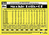 2025 Topps #T90-60 Mookie Betts 1990 Topps Baseball 35th Anniversary