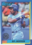 2025 Topps #T90-62 Bo Jackson 1990 Topps Baseball 35th Anniversary (Series One)