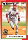 2025 Topps #T90-68 Albert Pujols 1990 Topps Baseball 35th Anniversary