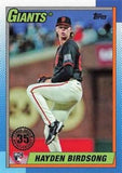 2025 Topps #T90-70 Hayden Birdsong 1990 Topps Baseball 35th Anniversary