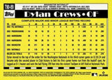 2025 Topps #T90-89 Dylan Crews 1990 Topps Baseball 35th Anniversary (Series One)