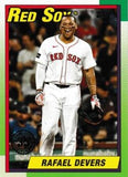 2025 Topps #T90-90 Rafael Devers 1990 Topps Baseball 35th Anniversary