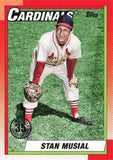 2025 Topps #T90-95 Stan Musial 1990 Topps Baseball 35th Anniversary (Series One)