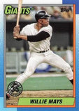 2025 Topps #T90-96 Willie Mays 1990 Topps Baseball 35th Anniversary (Series One)
