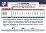 2025 Topps #9 Luis García Jr. Rainbow Foil