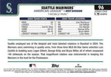 2025 Topps #96 Seattle Mariners Rainbow Foil