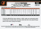 2025 Topps #142 Jordan Westburg Rainbow Foil