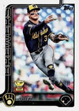 2025 Topps #165 Joey Ortiz Rainbow Foil