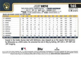 2025 Topps #165 Joey Ortiz Rainbow Foil