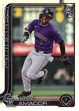 2025 Topps #191 Adael Amador Rainbow Foil