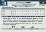 2025 Topps #236 Christopher Morel Rainbow Foil