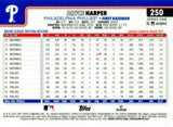 2025 Topps #250 Bryce Harper Rainbow Foil