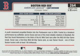 2025 Topps #264 Boston Red Sox Rainbow Foil