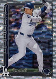 2025 Topps #1 Shohei Ohtani Silver Crackle Foilboard
