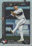 2025 Topps #342 Davis Schneider Sandglitter