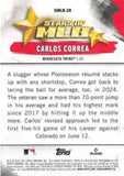 2025 Topps #SMLB-28 Carlos Correa Stars of MLB