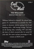 2025 Topps #CTH-7 Ted Williams Call to the Hall